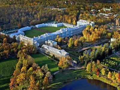 Carskoje Selo - leteck pohad, Petrohrad