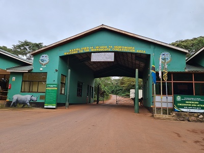 Ngorongoro vstupn brna, Tanznia