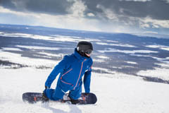 snowboarding