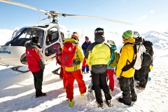 heliskiing