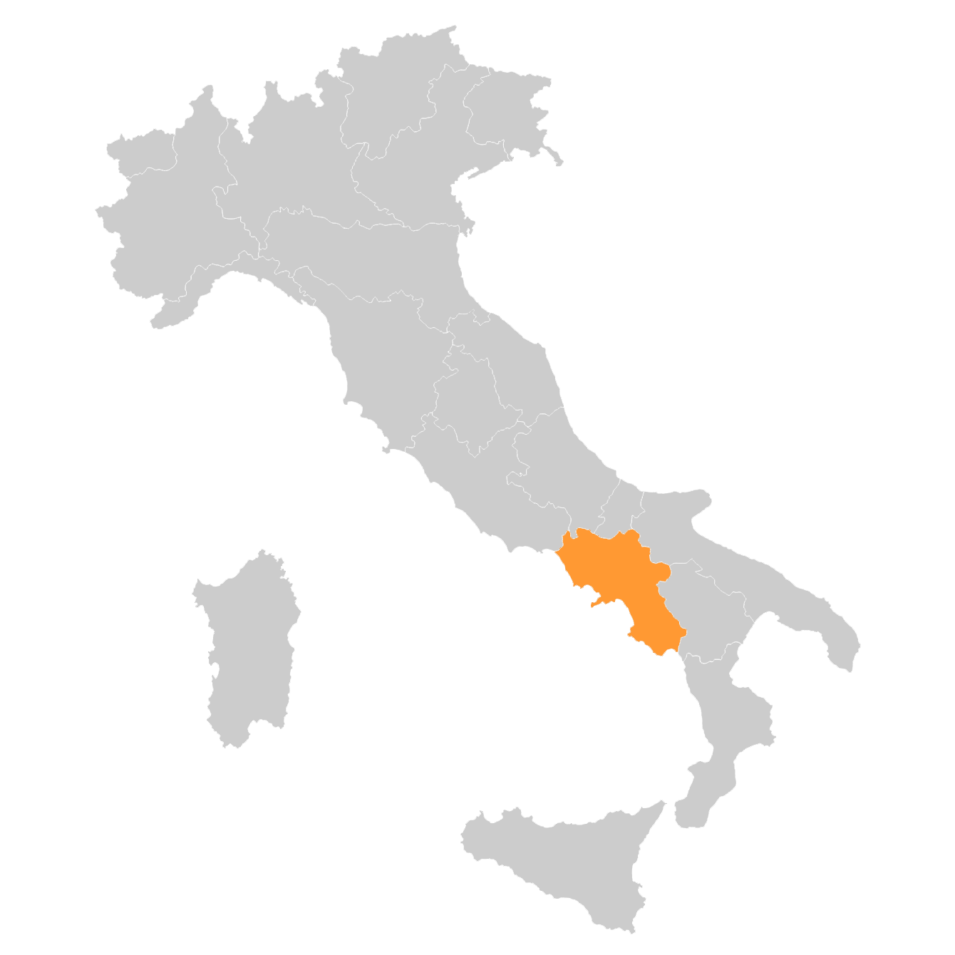mapa Kampnia