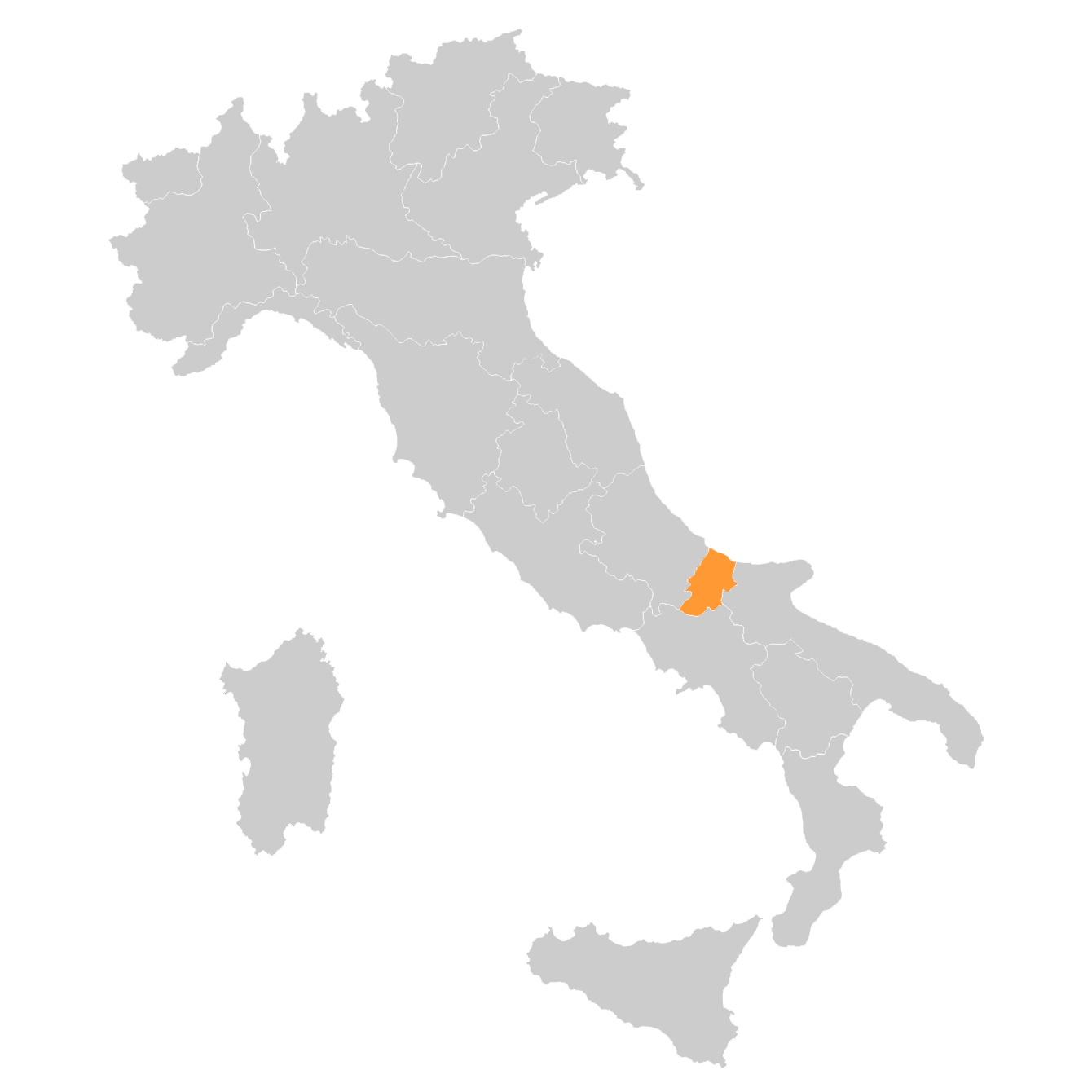 mapa Molise