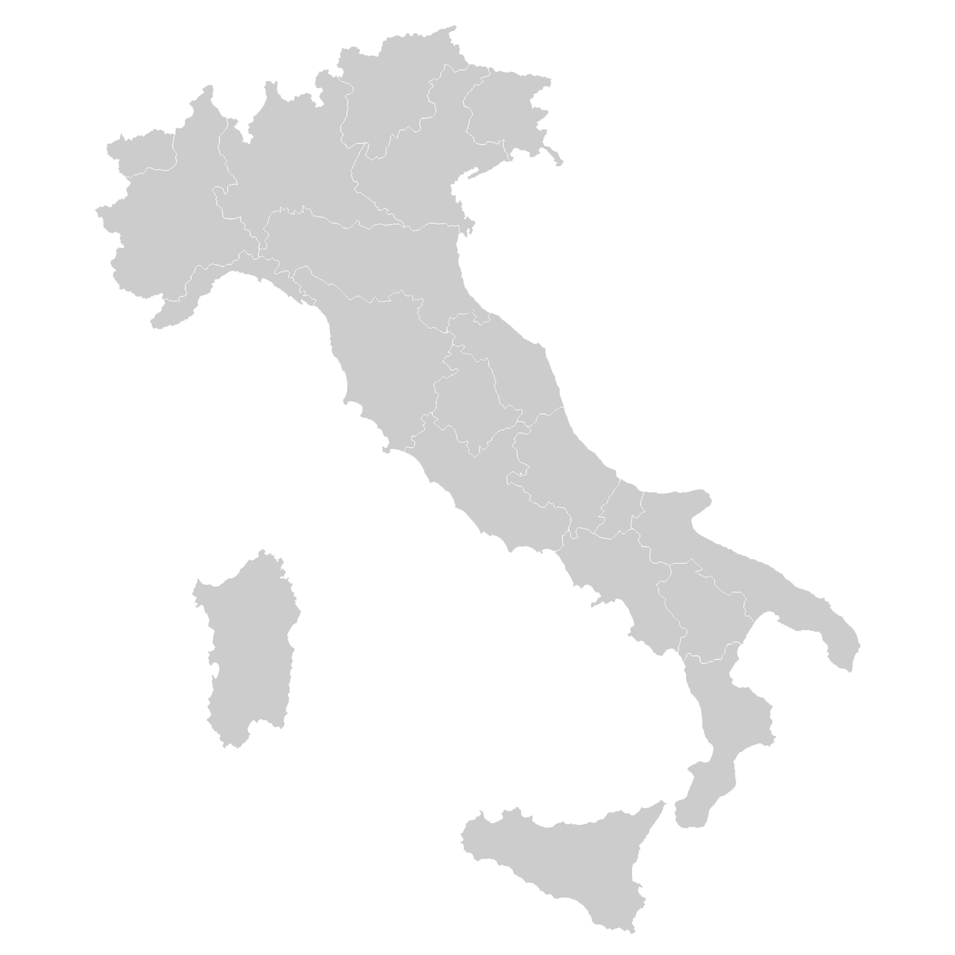 mapa Taliansko