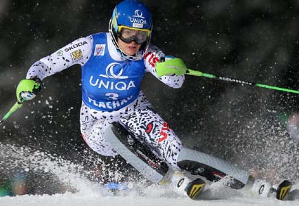 Veronika Velez Zuzulov slalom Flachau