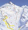 lyovanie - mapa Hintertux