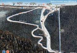 ski mapa Skalka-Krahule