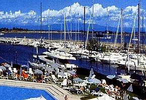 Lignano typický pohľad na lode