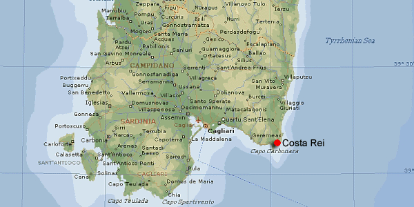 mapa - SARDINIA