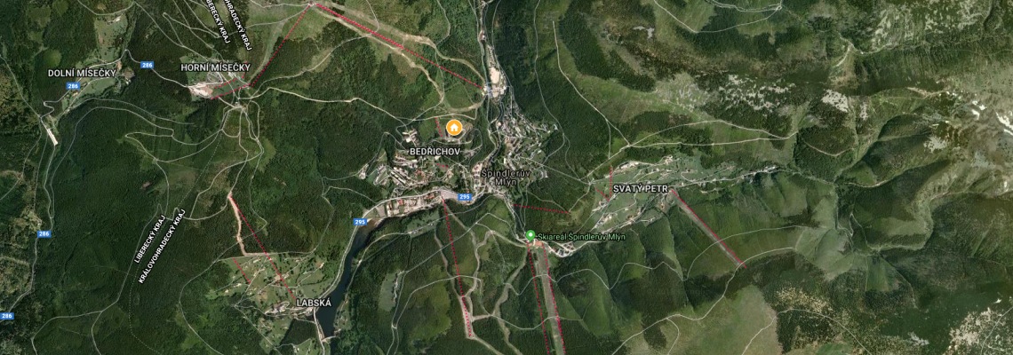 mapa Harmony Club Hotel, pindlerv Mln
