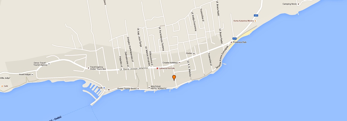 mapa Villa Rato, Orebi
