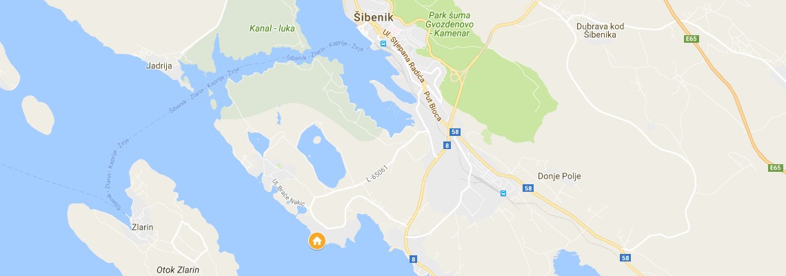 mapa Vilky Dalamatian Stars, Solaris - ibenik