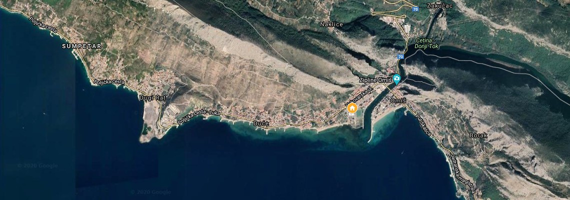 mapa Hotel Diadem, Omi