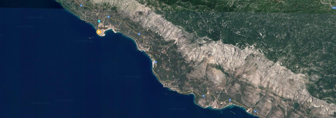 mapa Tui Sensimar Makarska Resort, Igrane