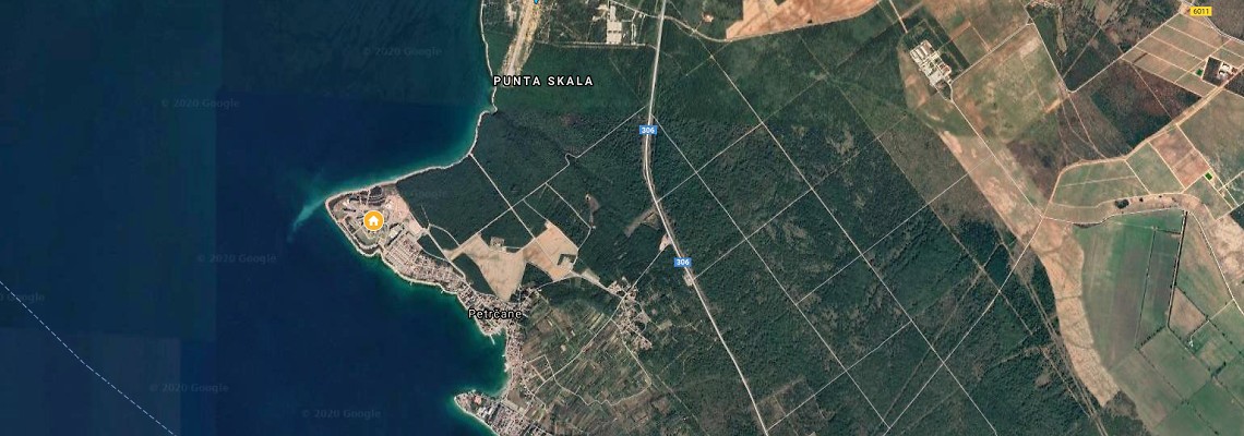 mapa Apartmny Falkensteiner Senia, Petrane