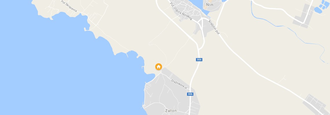 mapa Zaton Holiday Resort, Zaton