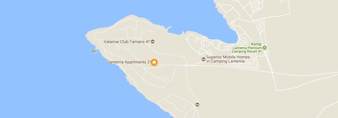 mapa Apartmny Lanterna, Pore