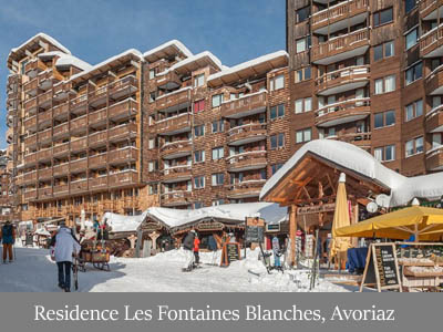 ubytovanie Apartmny Les Fontaines Blanches, Avoriaz