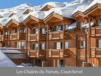 ubytovanie Les Chalets du Forum, Courchevel 1850