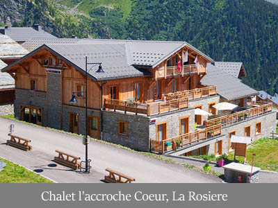 ubytovanie Chalet l'accroche Coeur, La Rosire