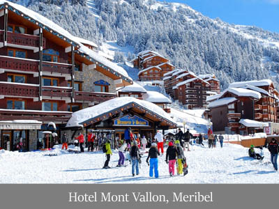 ubytovanie Hotel Mont Vallon, Meribel