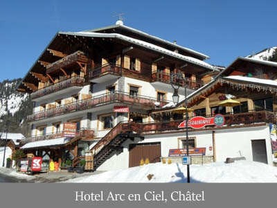 ubytovanie Hotel Arc En Ciel, Chtel