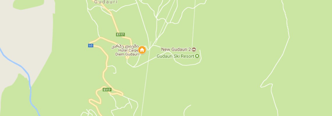 mapa Hotel Carpe Diem, Gudauri