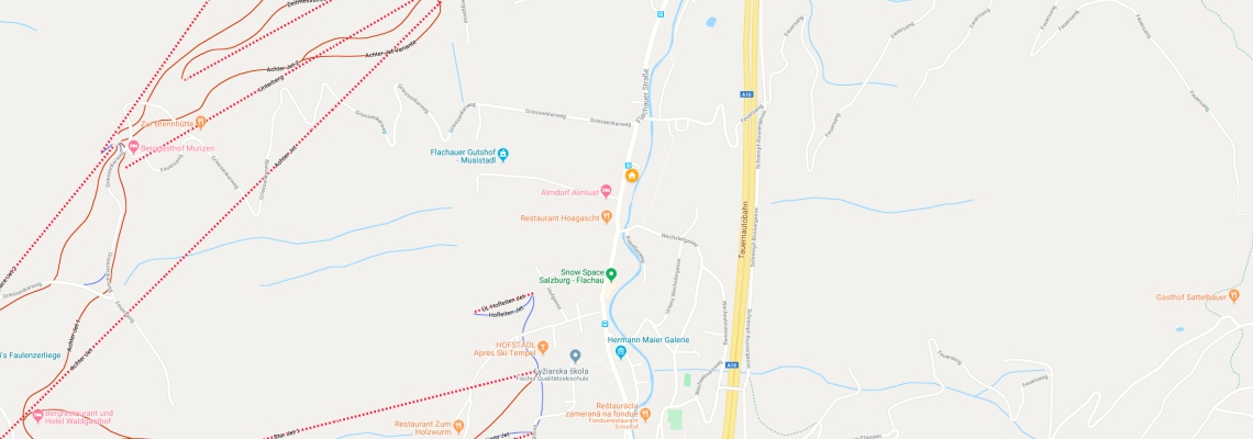 mapa Sport Hotel Tauernhof, Flachau