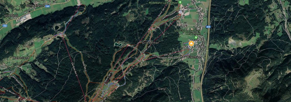 mapa Hotel Tirolerhof, Flachau