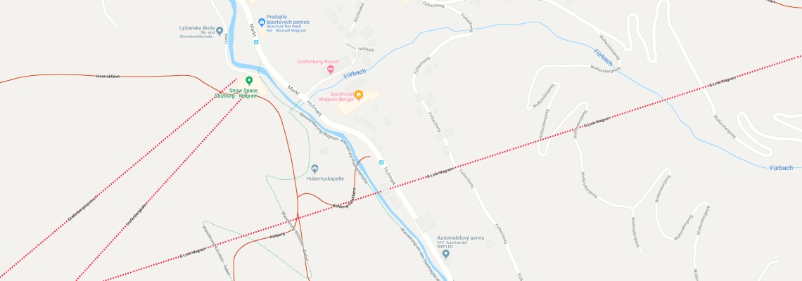 mapa Sporthotel Wagrain, Wagrain