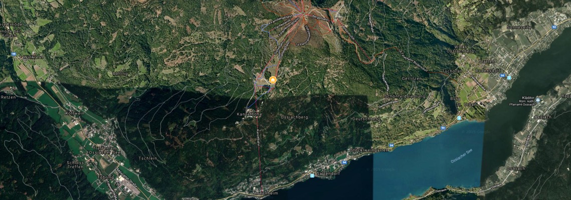 mapa Sporthotel Alpenrose, Treffen