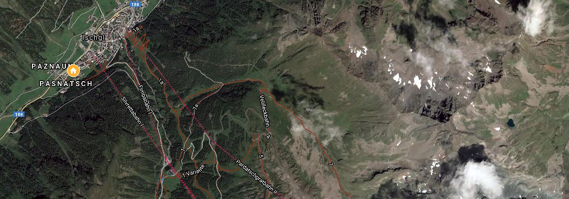 mapa Hotel Seiblishof, Ischgl