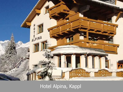 ubytovanie Hotel Alpina, Kappl
