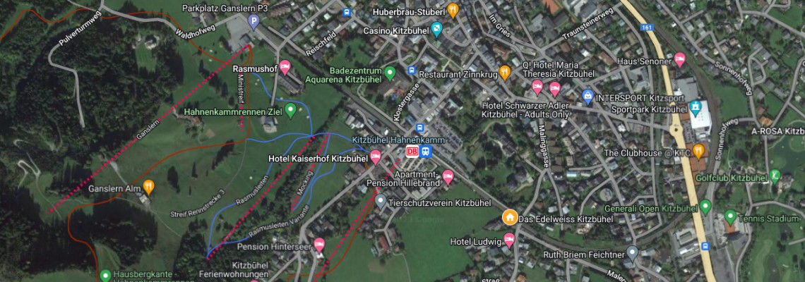 mapa Hotel Edelweiss, Kitzbhel