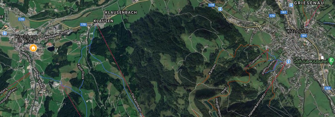 mapa Hotel Kirchbergerhof, Kirchberg