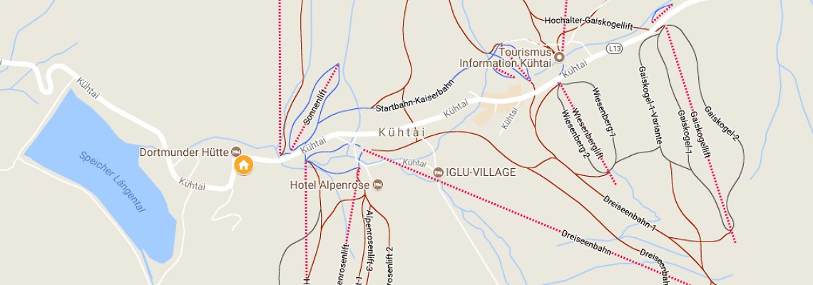mapa Apart Hotel Khtaier Schlssl, Khtai