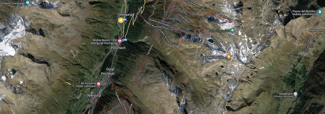mapa ChaletDreiHuser, Obergurgl
