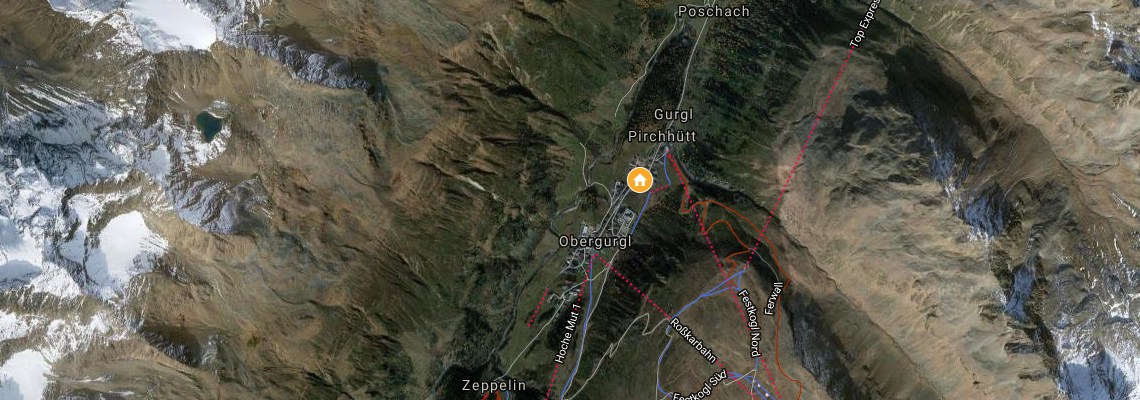 mapa Hotel Hochfirst, Obergurgl