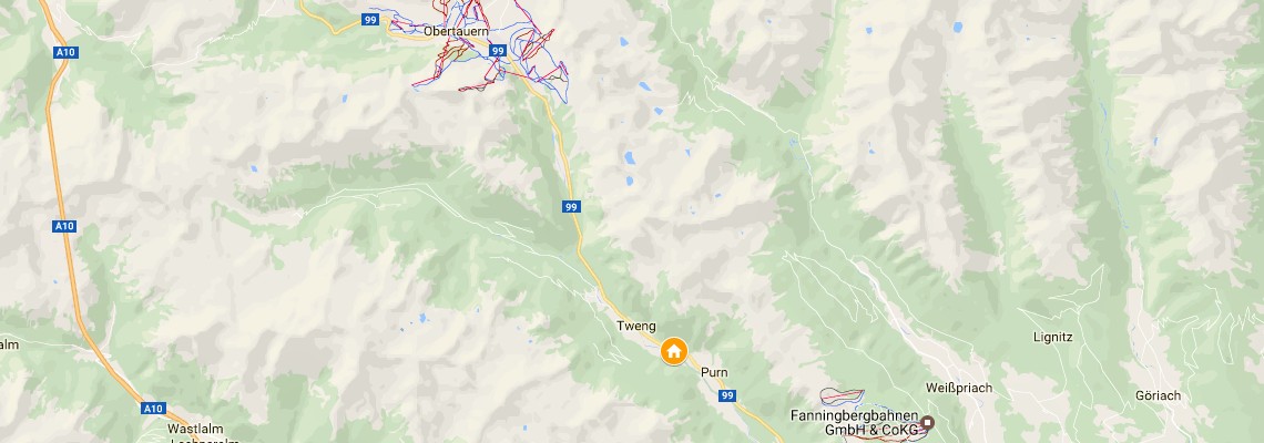 mapa Apartmnov dom Stoffngut, Tweng