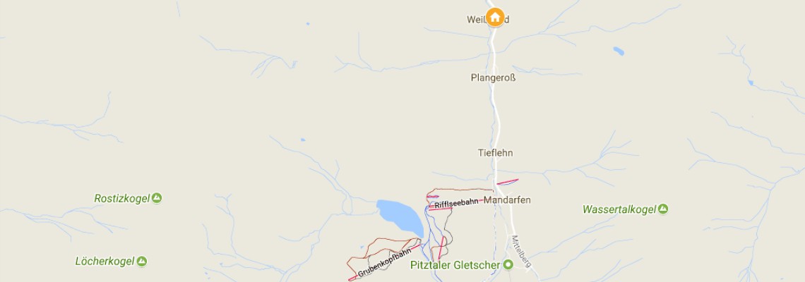 mapa Aktiv-Sporthotel Christoph, St. Leonhard im Pitztal