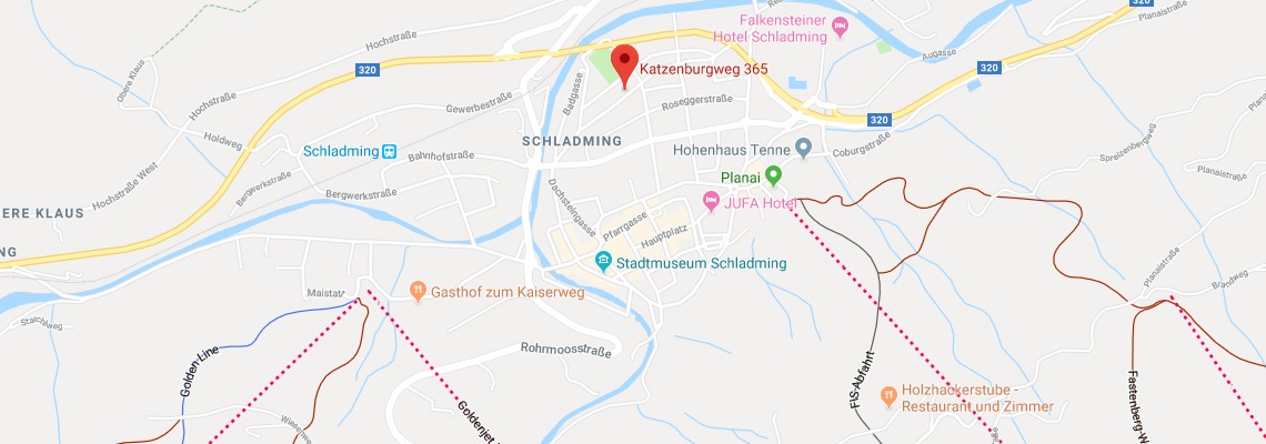 mapa Apartmn Alpenglocke, Schladming