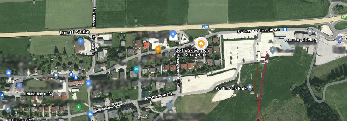 mapa Penzin Krug, Haus im Ennstal