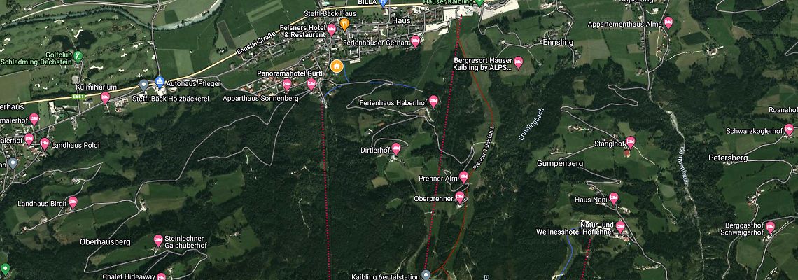 mapa Rezort Sissi Park, Haus im Ennstal