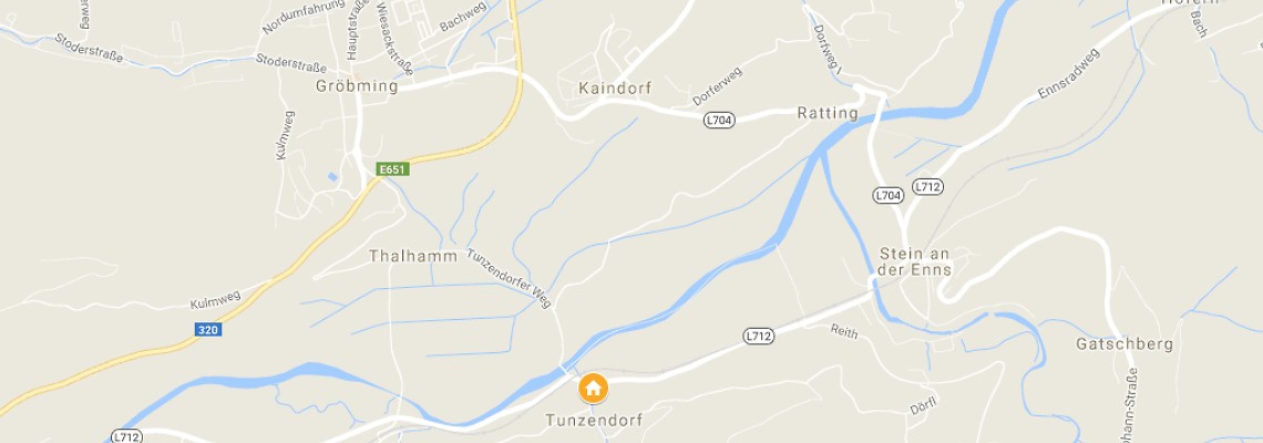 mapa Gasthof Tunzendorfer Wirt, Grbming