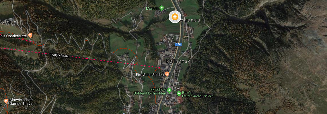 mapa Apartmny a dom Albin, Slden