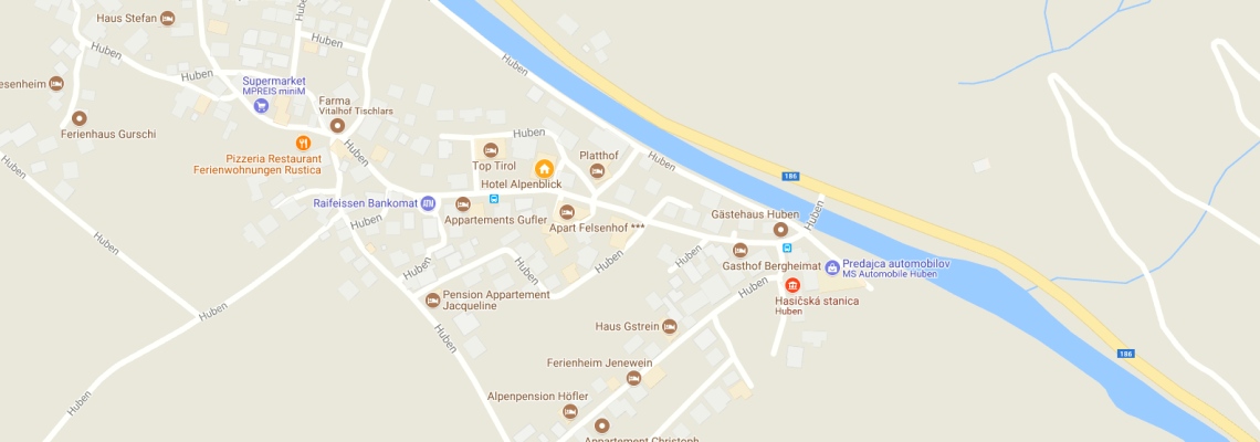 mapa Hotel Alpenblick, Lngenfeld