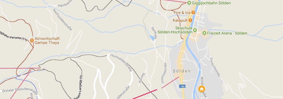 mapa Hotel Erhart, Slden