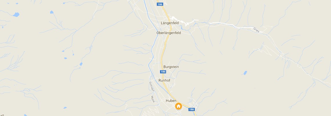 mapa Gasthof Felsenhof, Lngenfeld