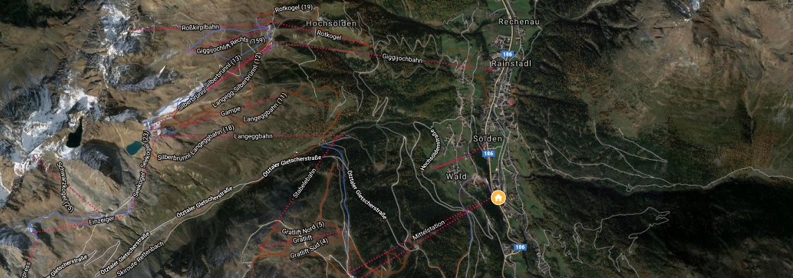mapa Apartmny Sporthtte Fiegl, Slden