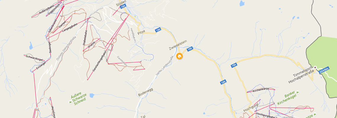 mapa Apartmny Insieme, Zwieselstein