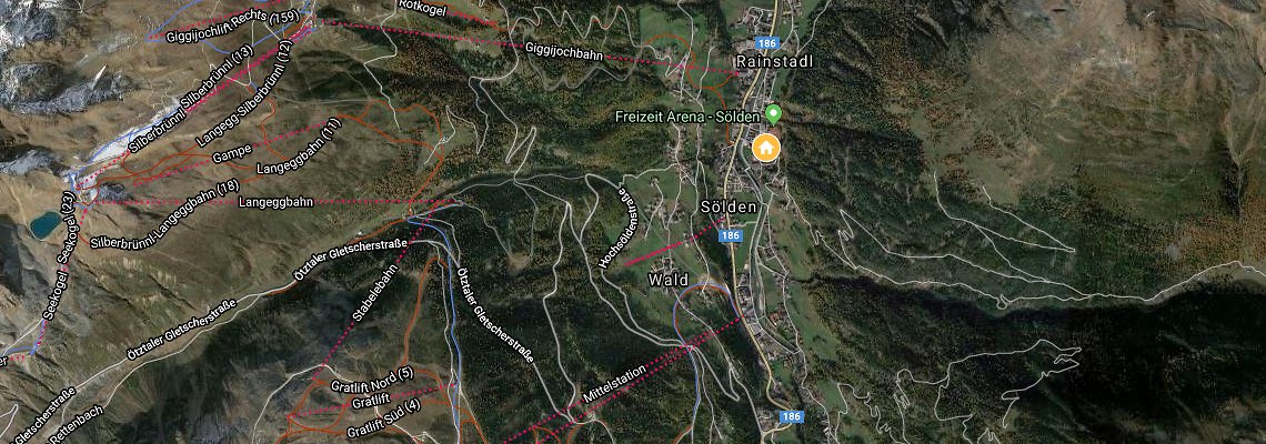 mapa Apartmny Kristiania, Slden